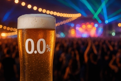 Meer alcoholvrij bier op festivals